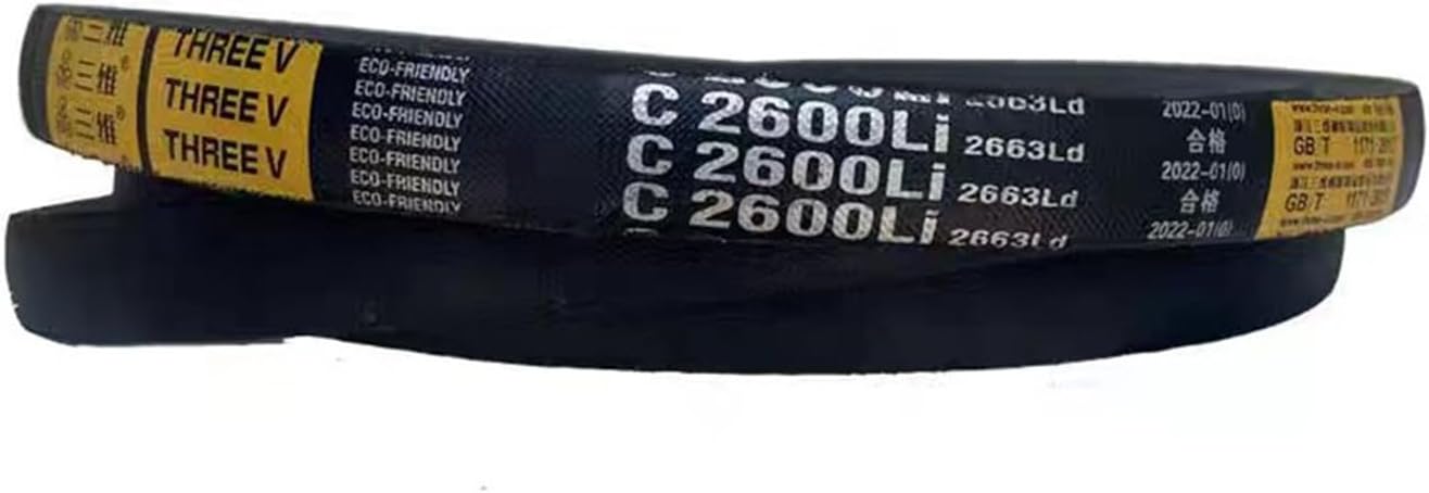 V Belt C Type Conveyor Belts Rubber Drive Transmission Strap 3810mm ~ 5200mm Transmission V Belt for Industrial Machines(Li-4100mm)