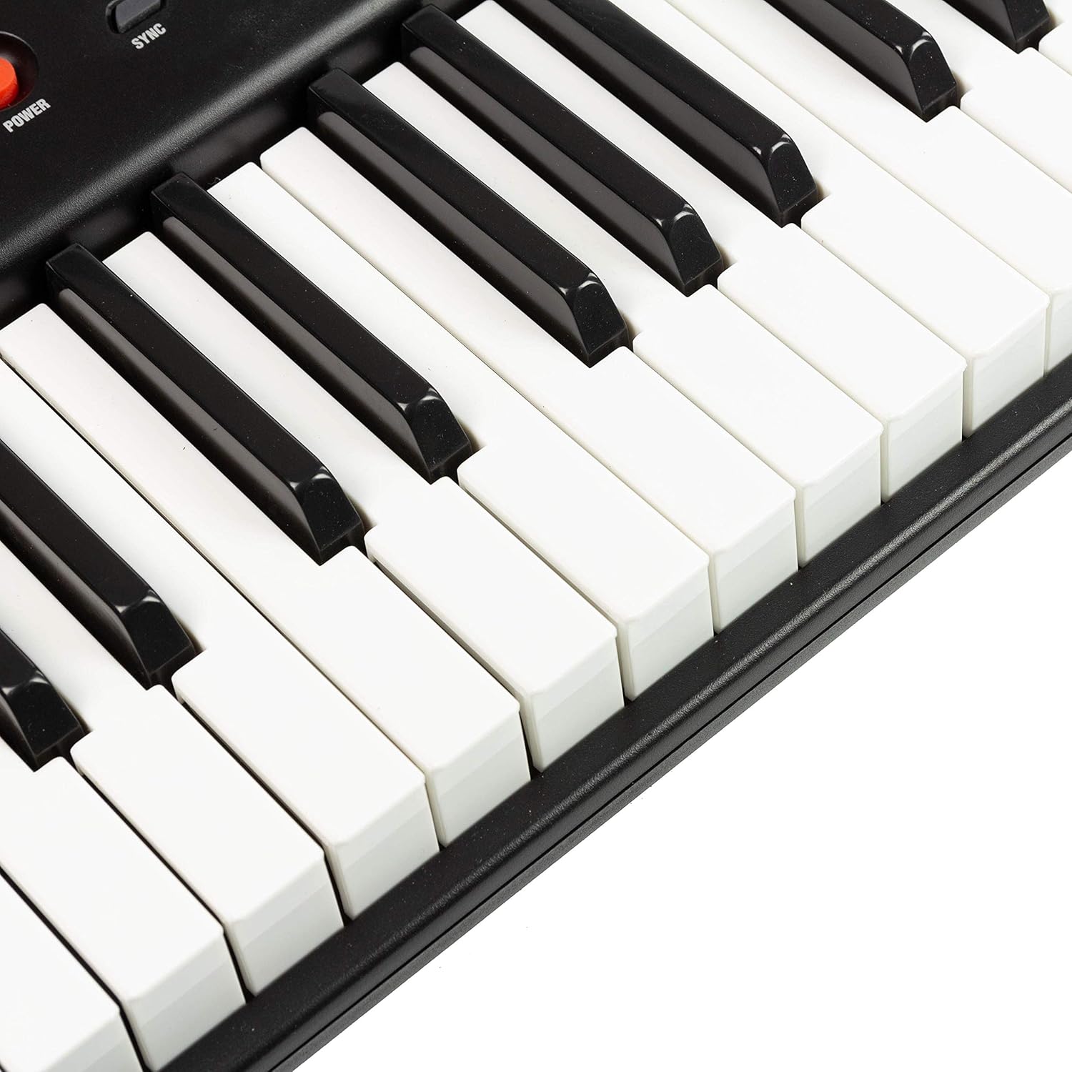 RockJam 61-Key Compact Keyboard Piano with LED Display, Keynote Stickers & Lessons