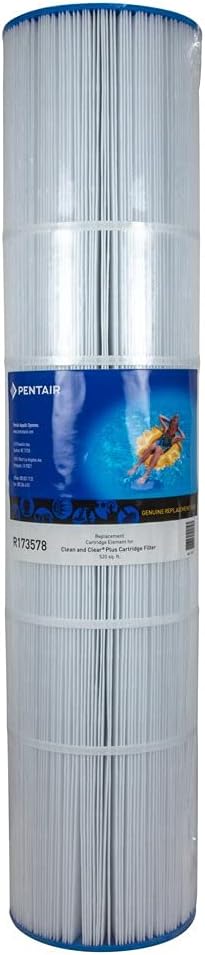 Pentair R173578 520 Square Feet Cartridge Replacement Clean and Clear Plus Pool and Spa Cartridge Filter