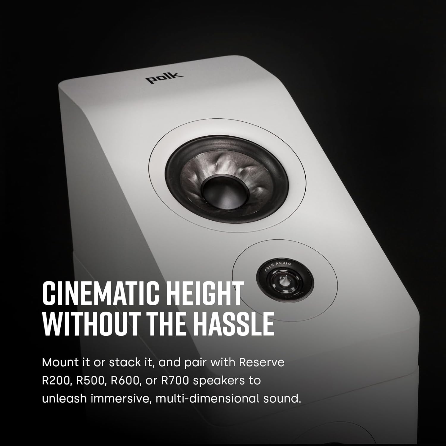Polk Audio Reserve R900 Height Module, Dolby Atmos Speakers for 3D, Multidimensional Sound, 1