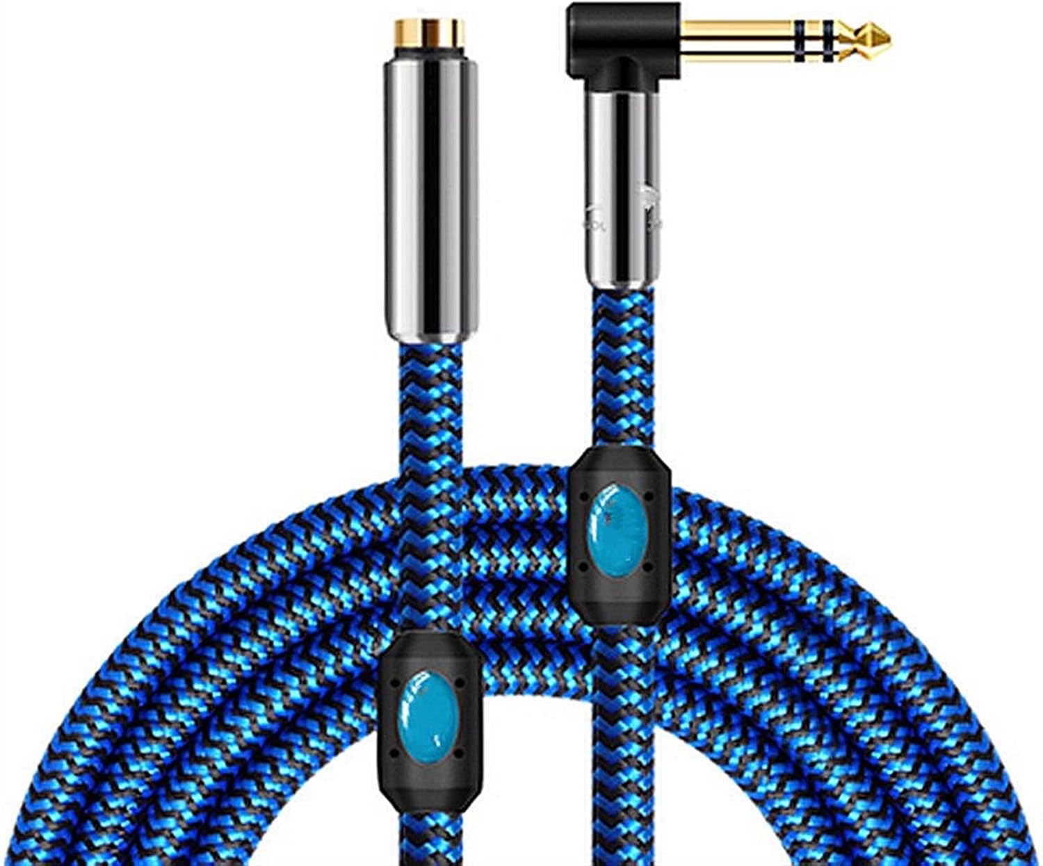 1/4'' 6.35mm Male to 3.5mm Female Output Stereo Cable for Mixer Amplifier Guitar Cord Guitar Interface Audio Cable (Color : A, Size : 3m)