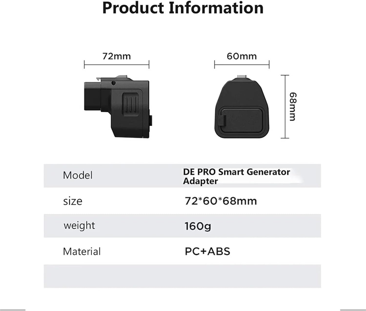 for Ecoflow Delta Pro Adapter to Use with A for Ecoflow Smart Gas Or Propane Generator