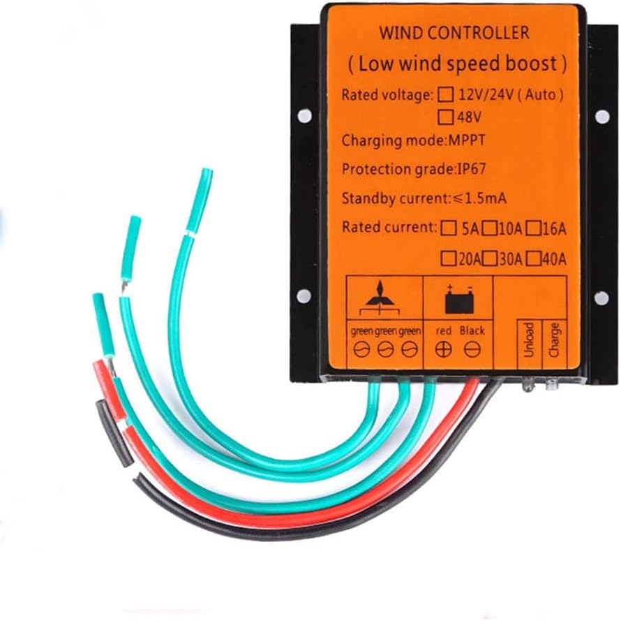 Wind Solar Hybrid Controller,2000W-8000W IP67 Waterproof 12V/24V/48V Automatic Controller Wind Turbine Generator Controller for 2000W- 8000W Wind Turbine System