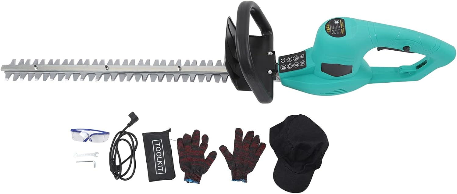 Enhance Landscape with The 24V Cordless Hedge Trimmer, Double Blade, Rechargeable, High Performance