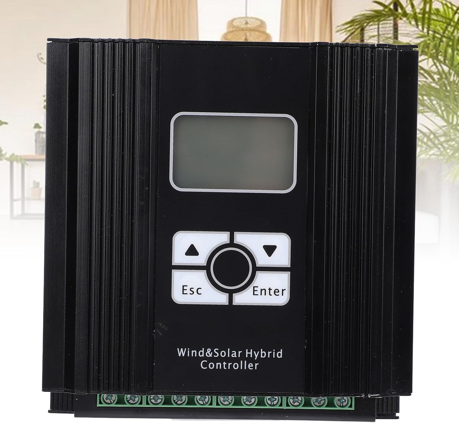 Wind Solar Hybrid Charge Controller 12V/24V MPPT Technology LCD Display Solar Panel System Intelligent Regulator (600W Fan)