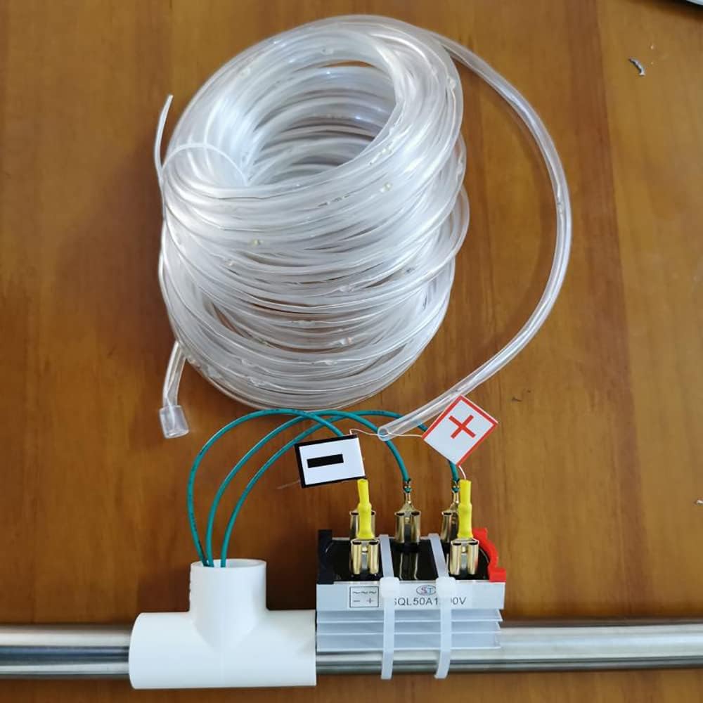 DIY Five-Blade Homemade Wind Turbine Garden Decorative 10M Lantern Strip Colorful Windmill Wind Driven Generator DC 2-25V Output (Type B)