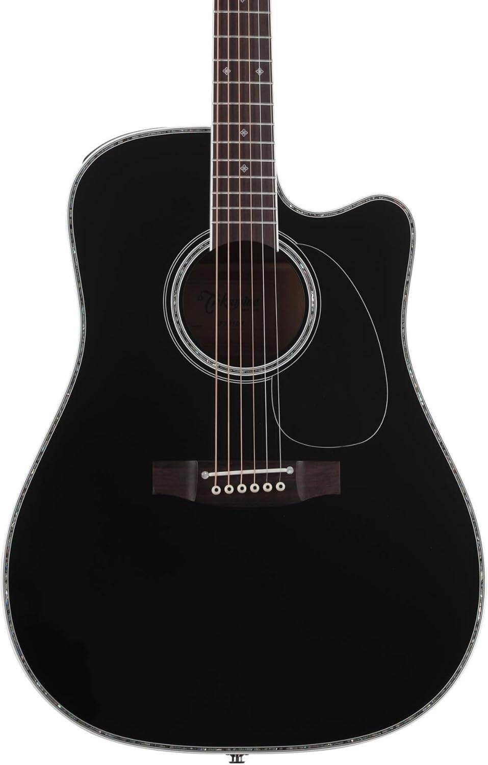 Takamine JEF341DX Dreadnought Acoustic-electric Guitar - Black
