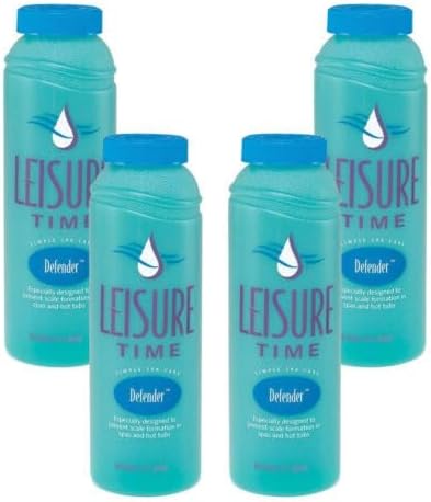 Replacement for fits Leisure Time Defender Stain and Scale Control Preventative for Spa & Hot Tub 4pk