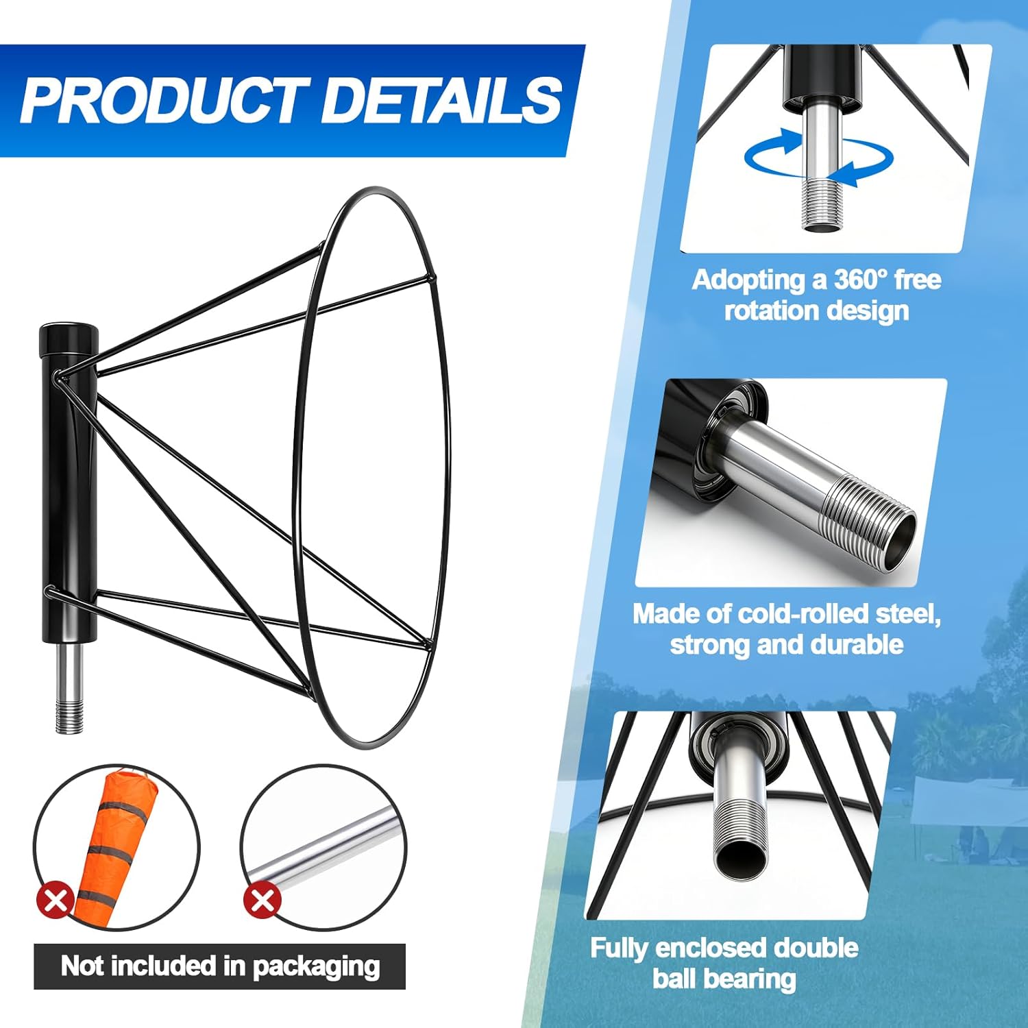 Heavy Duty Windsock Frame, 18
