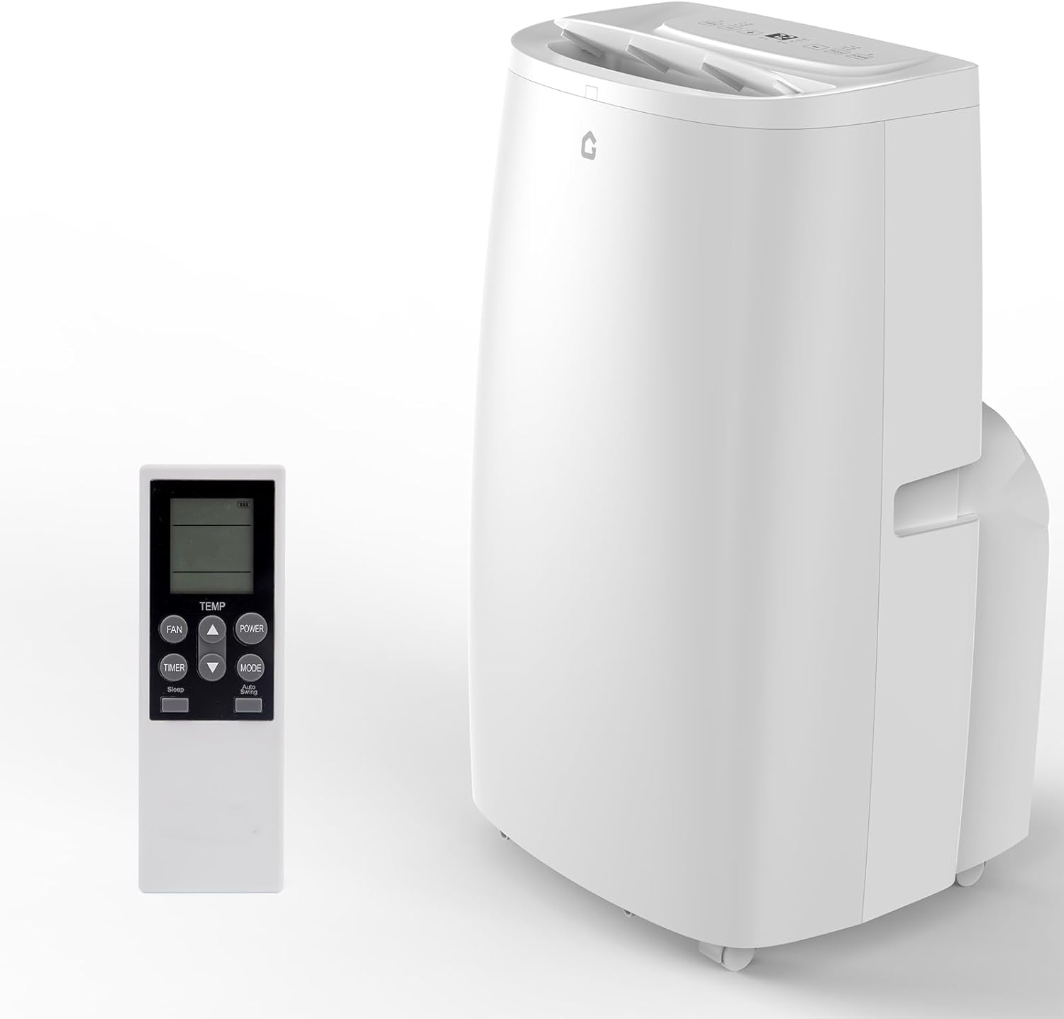 Versatile 3-in-1 14,000 BTU Portable Air Conditioner, Portable AC Units for Rooms with Dehumidifier & Fan, Room Air Conditioner Cools Up to 750 Sq. Ft, Sleep Mode, Remote, Timer, Black Top