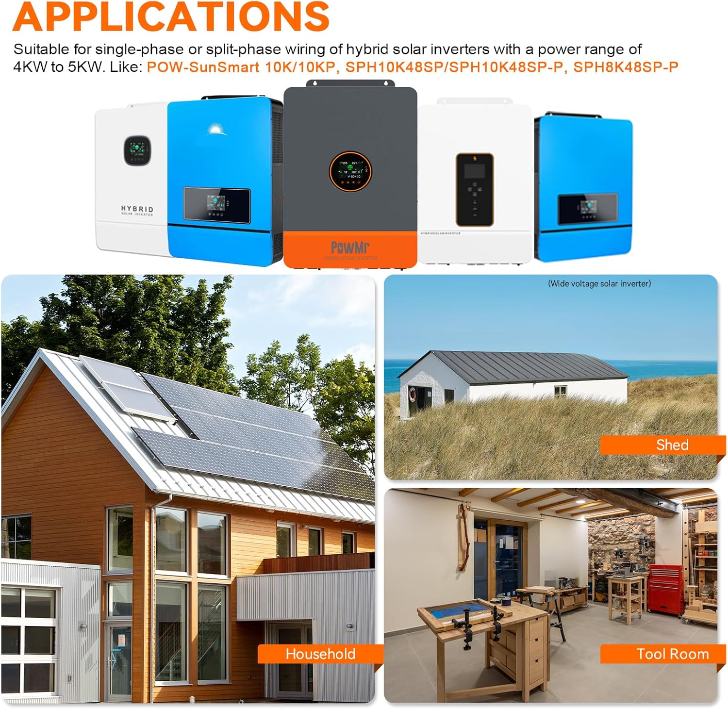 PV Combiner Box 2 String Solar Distribution Box with 25A, 250A DC Circuit Breakers, 63A,125A AC Circuit Breakers, and Surge Protection. Solar PV Breaker Box Perfect for 8K-10KW Solar Inverter Systems