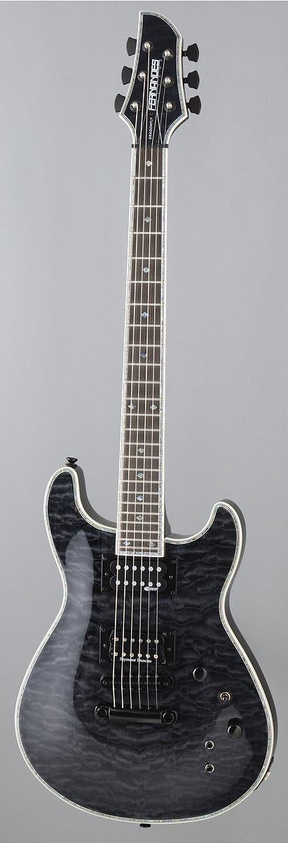 Fernandes Dragonfly Elite Electric Guitar - See Through Black