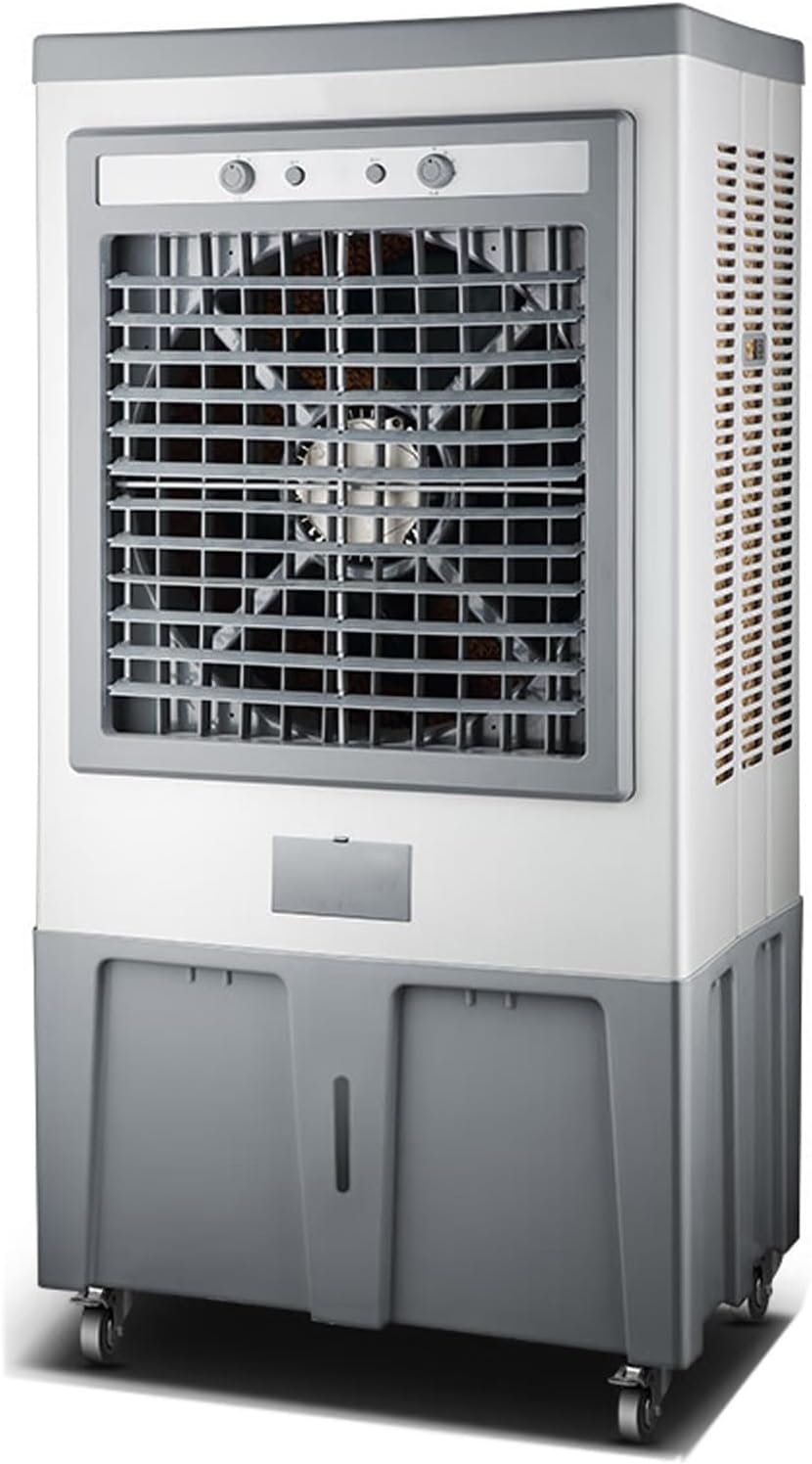 Industry Evaporative Air Cooler, Portable Swamp Cooler, 90L Large Capacity Water Tank, 3 in 1 Air Conditioner, Industry Humidifier, Swamp Cooler Outdoor for Outdoor Commercial Factory