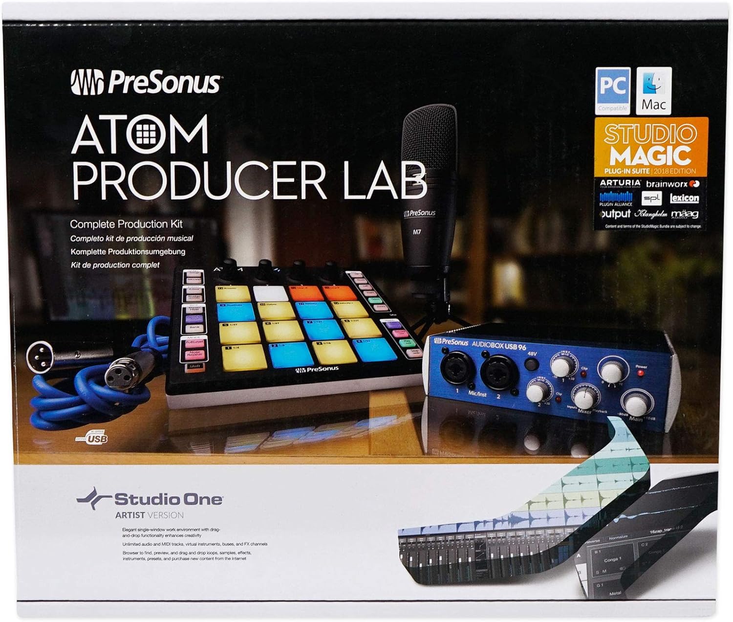 PreSonus ATOM PRODUCERS Lab ATOM PRODUCER LAB Complete Production Kit