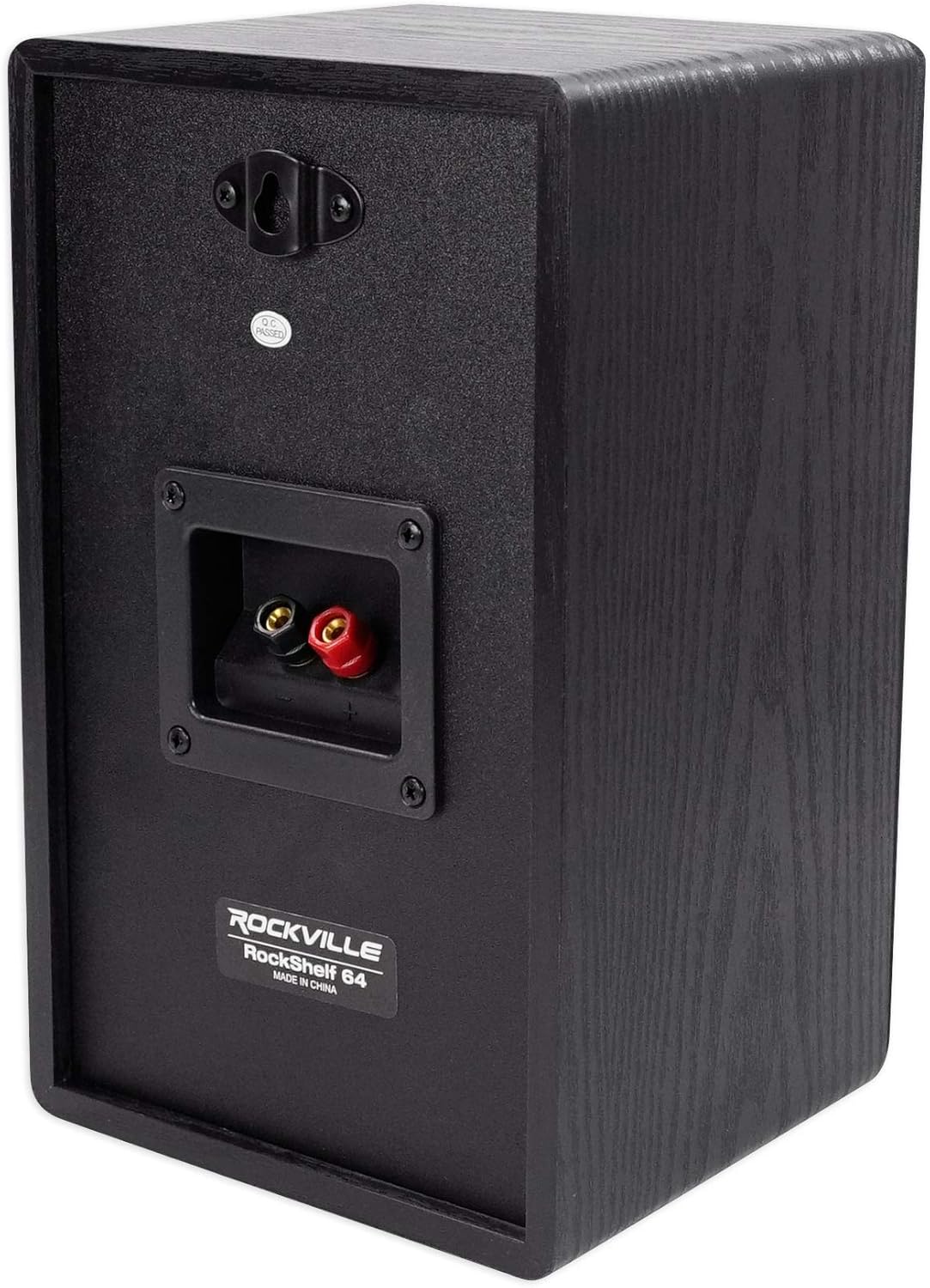 Rockville Pair RockShelf 64B V2 400W Black 6.5