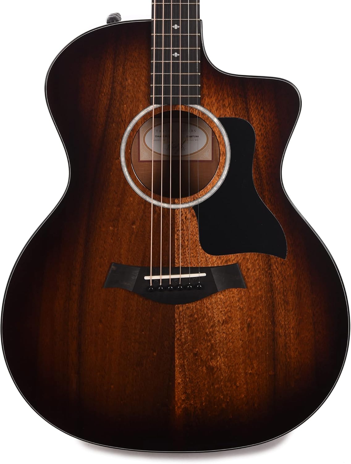 Taylor 224ce-K DLX Acoustic-electric Guitar - Shaded Edgeburst with Layered Koa Back & Sides
