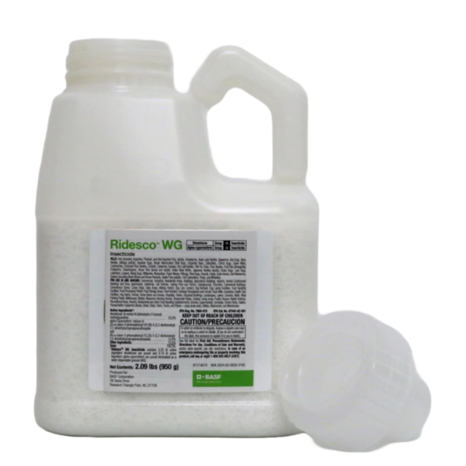 BASF Ridesco WG Insecticide, Fast-Acting Pest Control for Home, Indoor or Outdoor Use, Quick-Release Formula with Two Powerful Active Ingredients, Water-Dispersible Granules 2.09 Pound