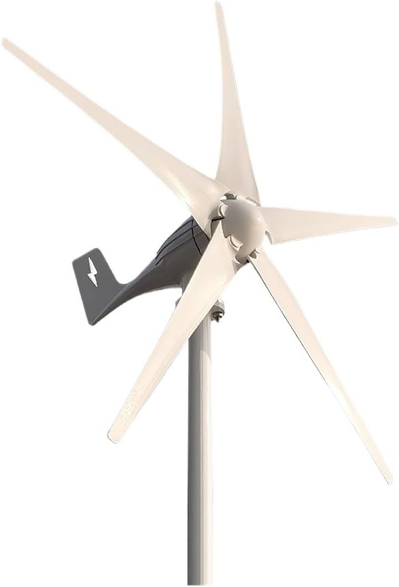 Wind Turbine Generator Kit, Free Energy Wind Turbine Generator 3000w 12v 24v 48v 5 Blades Windmills RV Yacht Farm for Home Use for Hybrid Solar Wind System(48V)