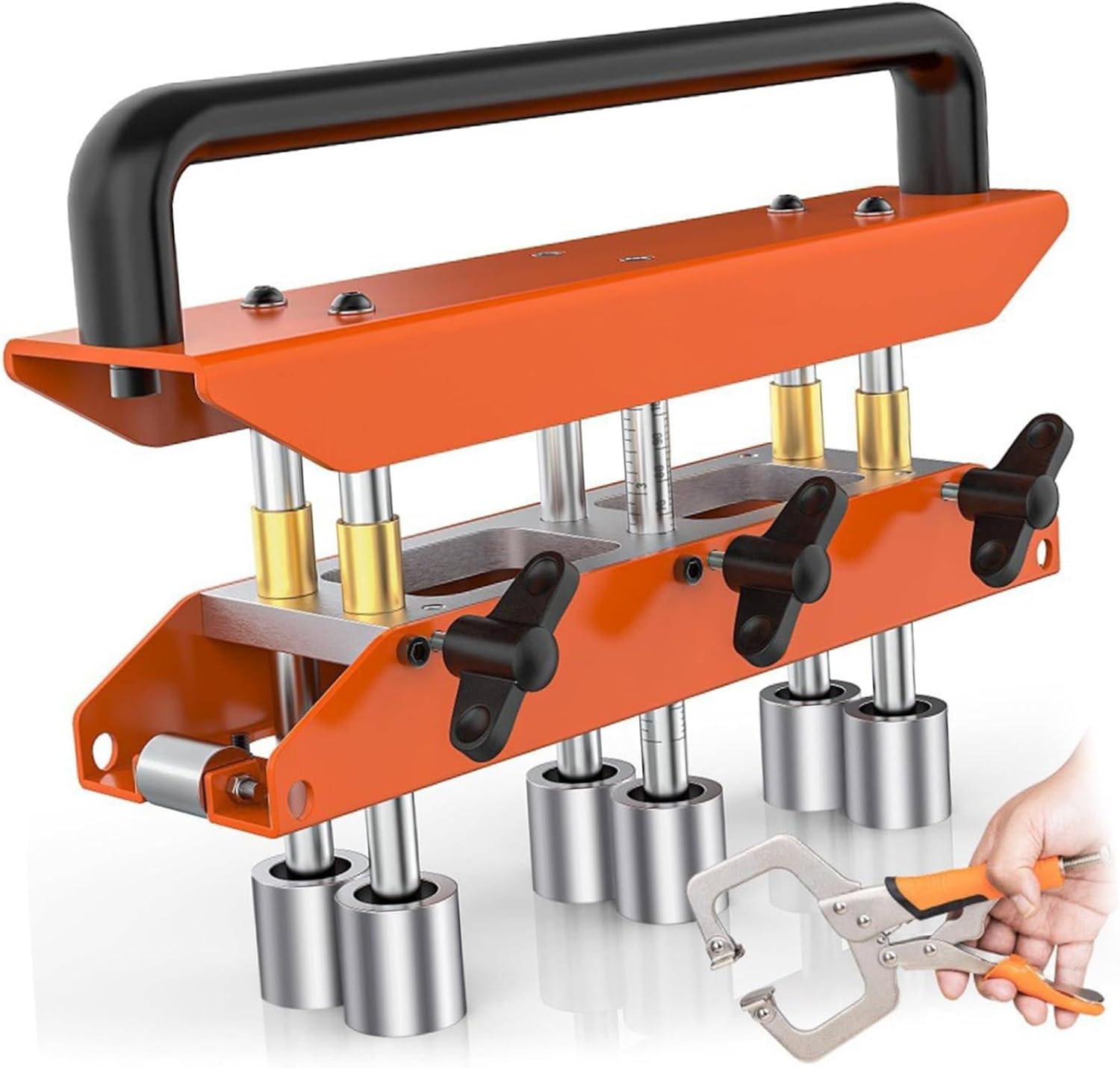 Roller Bender 0-90 Degree 13-130mm 3 Station Sheet Metal Bending Tool with V Shaped Roller for Metal Roofing Materials Metal bending for industrial production