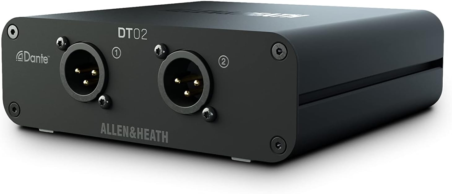 Allen & Heath AH-DT-02-X Dante Output Interface, 2 Out