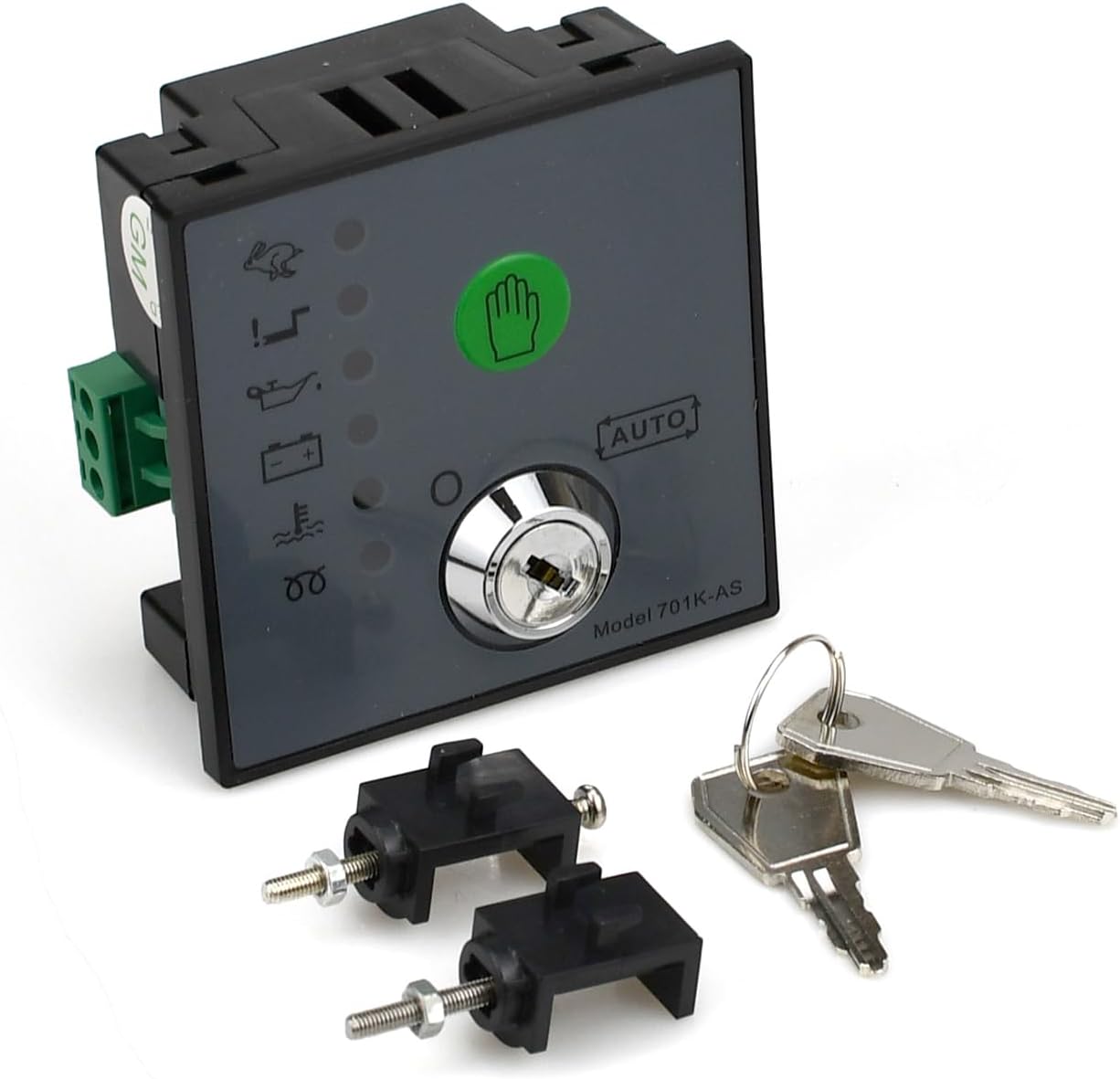 DSE701 Generator Controller Auto/Manual Start with Keys,Module Generator Controller 701K-AS 701 701K,for Monitor Oil Low Pressure Protection