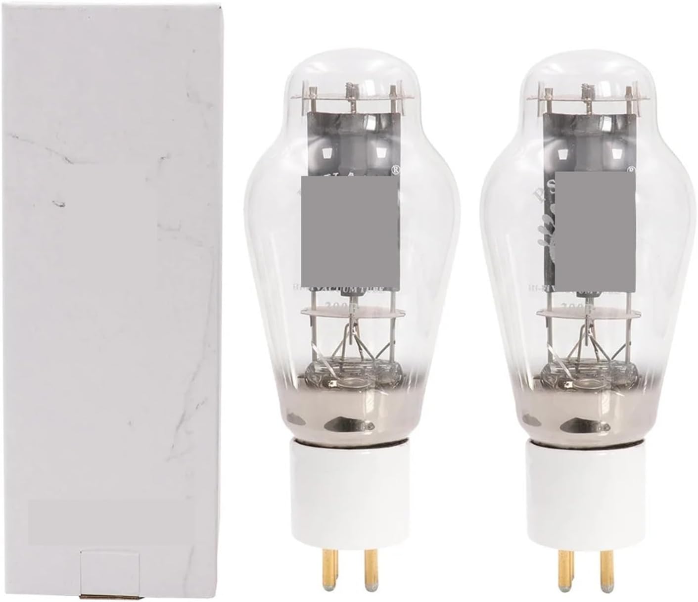 A Pair of HiFi 300B Vacuum Tubes Suitable for Vintage HiFi Audio Tube AMP DIY Upgrade Test Matching(Ceramics)