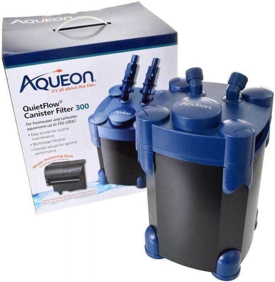 Aqueon Quietflow Canister Filter 300 GPH.