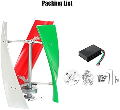 4000W 6000W 12V 24V 48V Vertical Axis Permanent Maglev Wind Turbines Generator Lantern 3 Blades Motor Kit with MPPT Controller