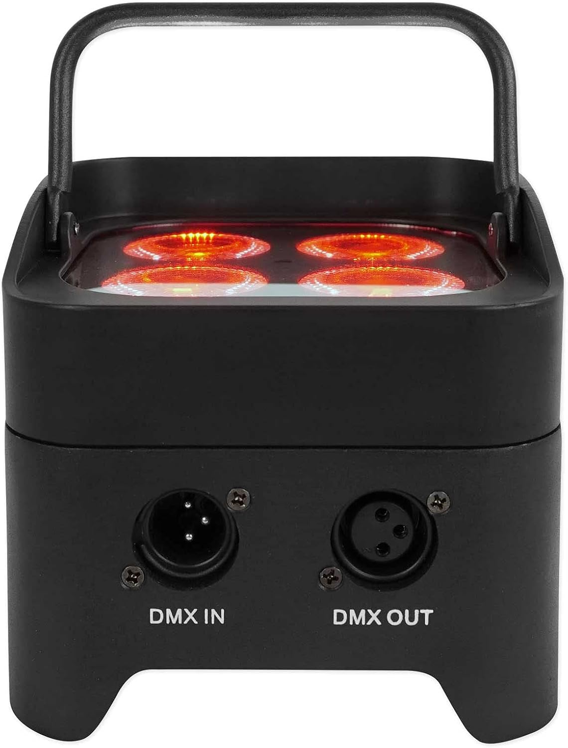 Rockville Best PAR 50 Bundle: (8) Rechargeable par can wash Lights with Wireless DMX RGBWA UV, ROCKFORCE W4 384 Channel DMX Lighting Controller with MIDI, 9-Items