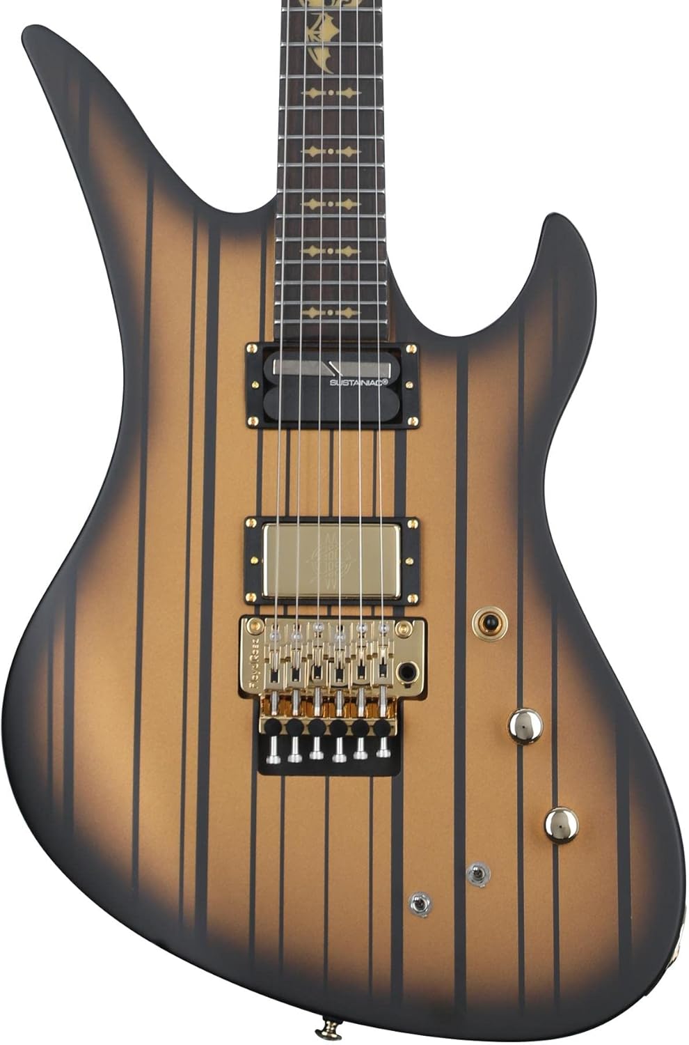 Schecter Synyster Gates Custom-S Electric Guitar - Satin Gold Burst