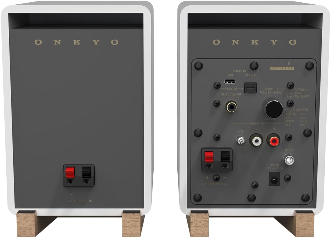 Onkyo Creator Series GX-10DB Powered Monitors, White - 3