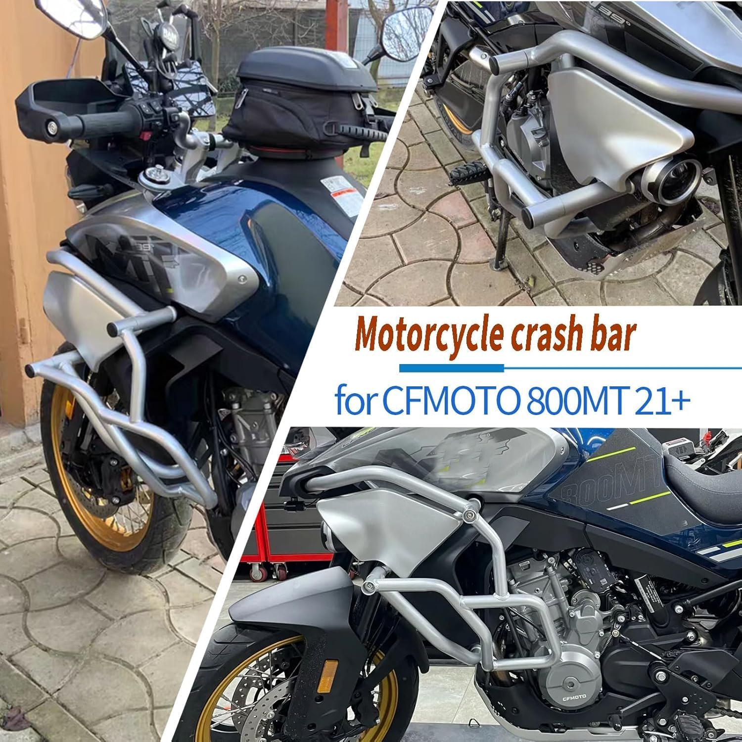 Motorbike Frame Protection Bumper Motorcycle Engine Guard Highway Crash Bar 800 MT Accessories fit for CFMOTO 800MT CR Moto Ibex 800 Accessories 2021-2025