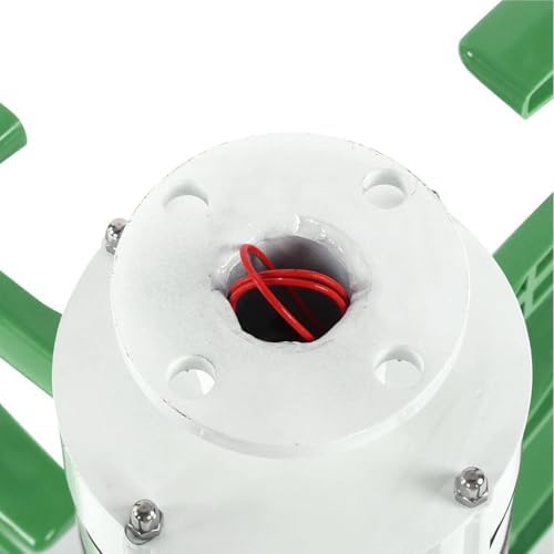 12V Vertical Axis Wind Turbine Generator - Efficient Black Three-Phase Permanent Magnet Motor for Home, Garden, Boat & Marine - Renewable Energy Solution for Industrial & Residential Use