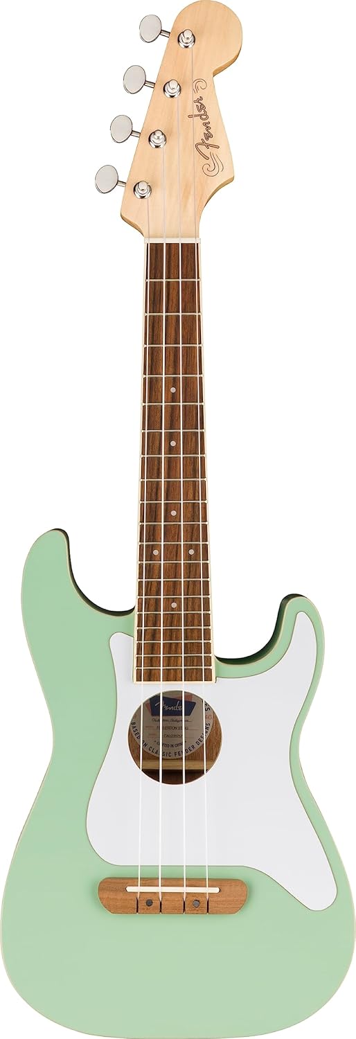 Fender, 4-String Ukulele, Right, Surf Green (0970523557)