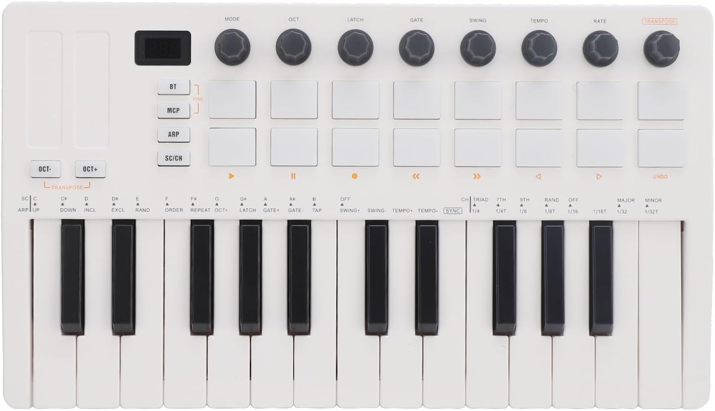 MIDI Keyboard Controller 25 Key for Music Production Studio Performance