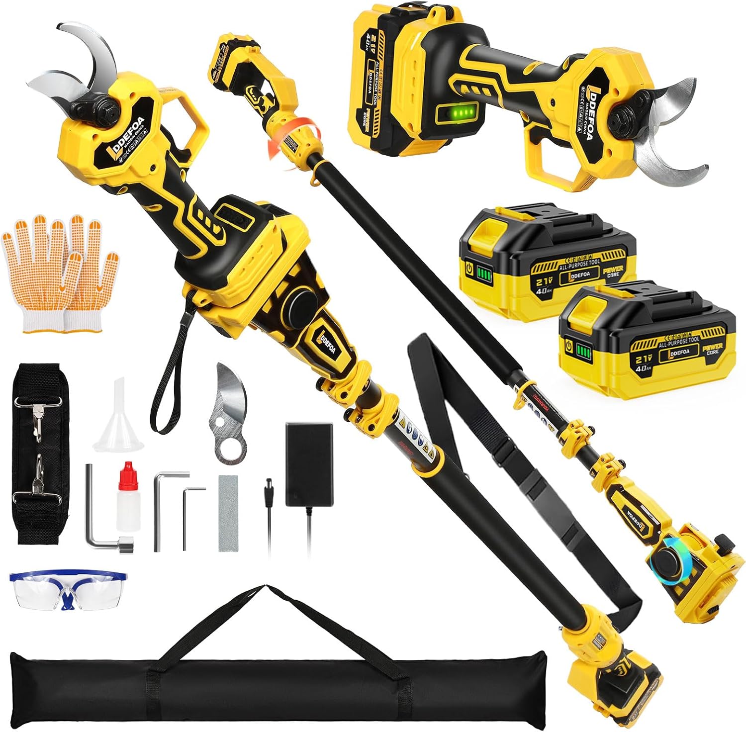 2-IN-1 Electric Pole Pruning Shears, 1.6