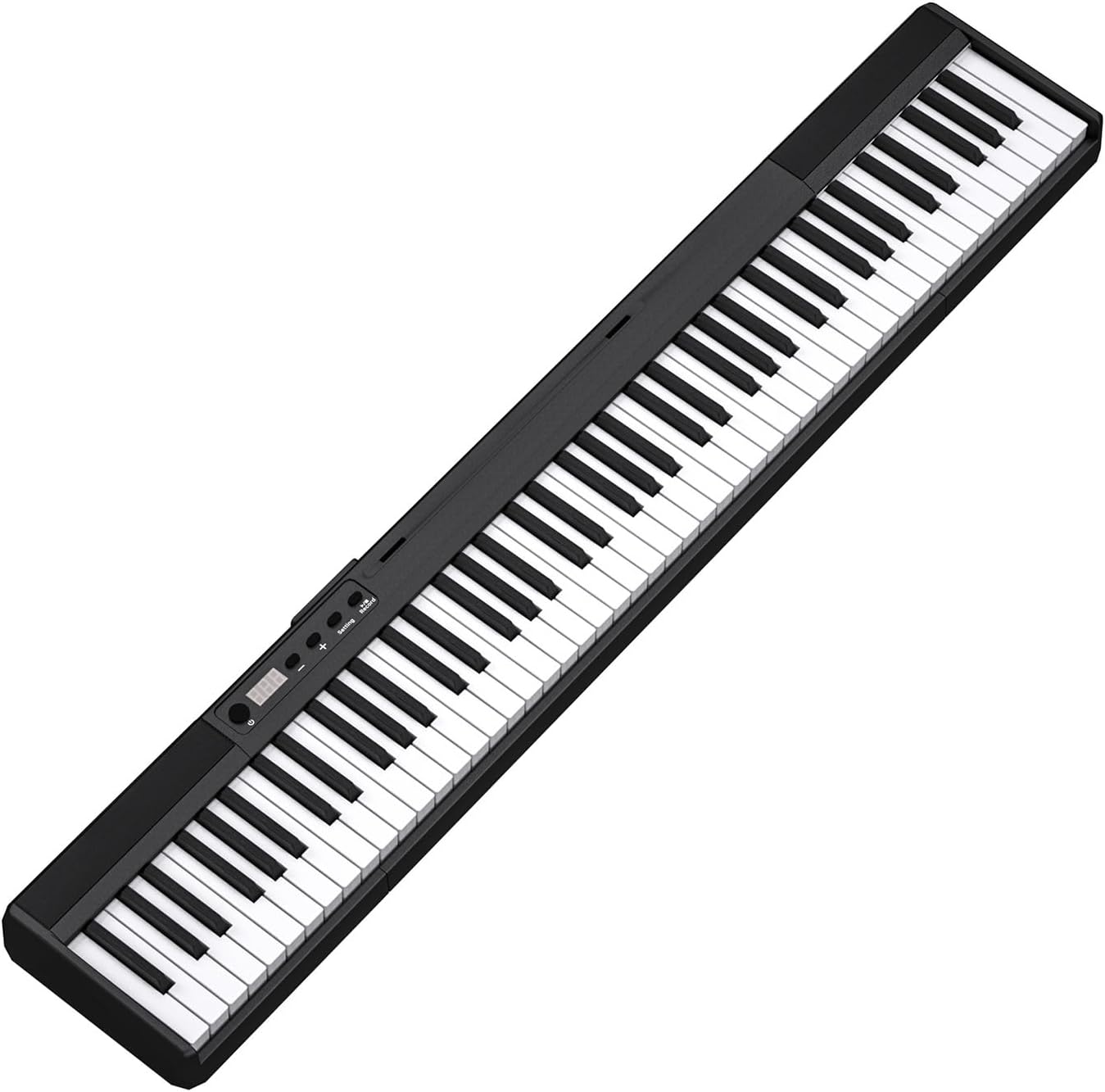 Electronic Piano Keyboard Bluetooth MIDI Support 88 Keys Weighted Digital Pianos With Power Adapter, Pedal, Music Stand, Bag For Beginners