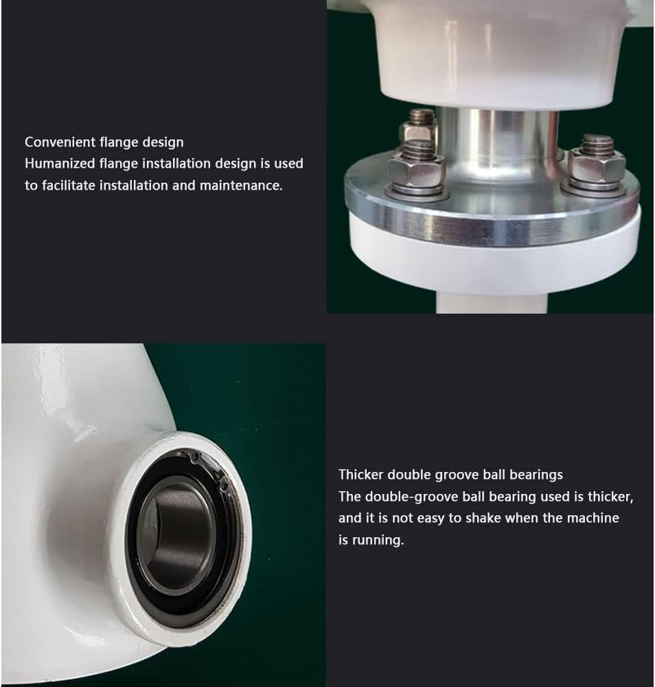 CAJUCA 5000W Wind Turbine Generator Kit Household Permanent Magnet Small Wind Power Generator with Controller Windmill for Wind Solar Hybrid System