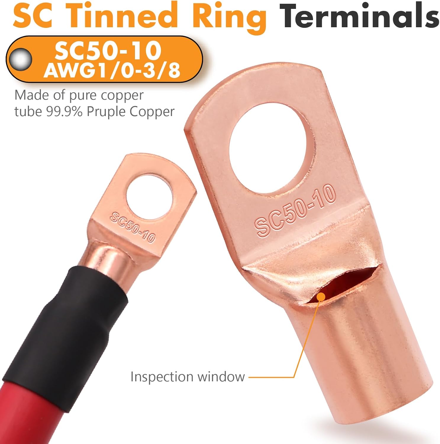 Jeemiter 1/0 Gauge CCA Wire Kit - 20ft Red & 20ft Black with Free Wire Cutter | Car Amplifier Power & Ground Cable for Big 3 Upgrade, Solar, RV