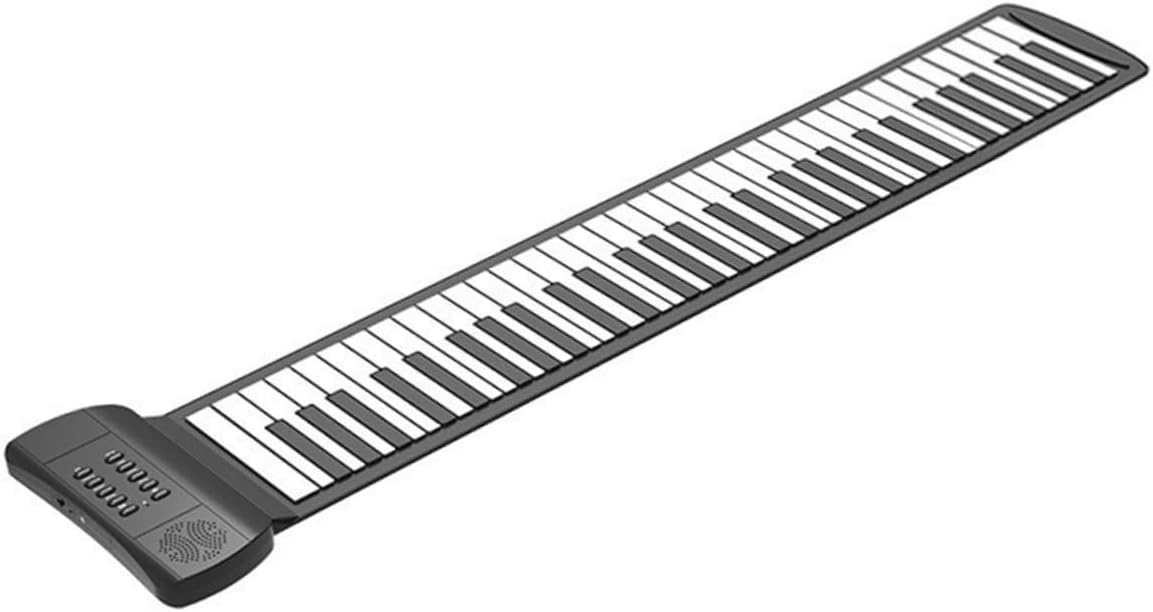 ibasenice 61-key Hand Roll Piano Portable Electronic Mini Keyboard for Adults Boys and Girls