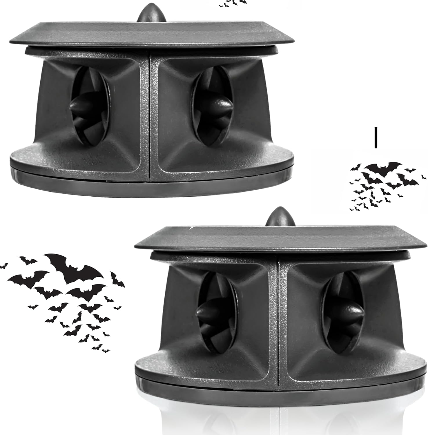 CLEANRTH BCS202 Bat-Blocker Pro - Safe Ultrasonic Bat Repellent (2 Pack)