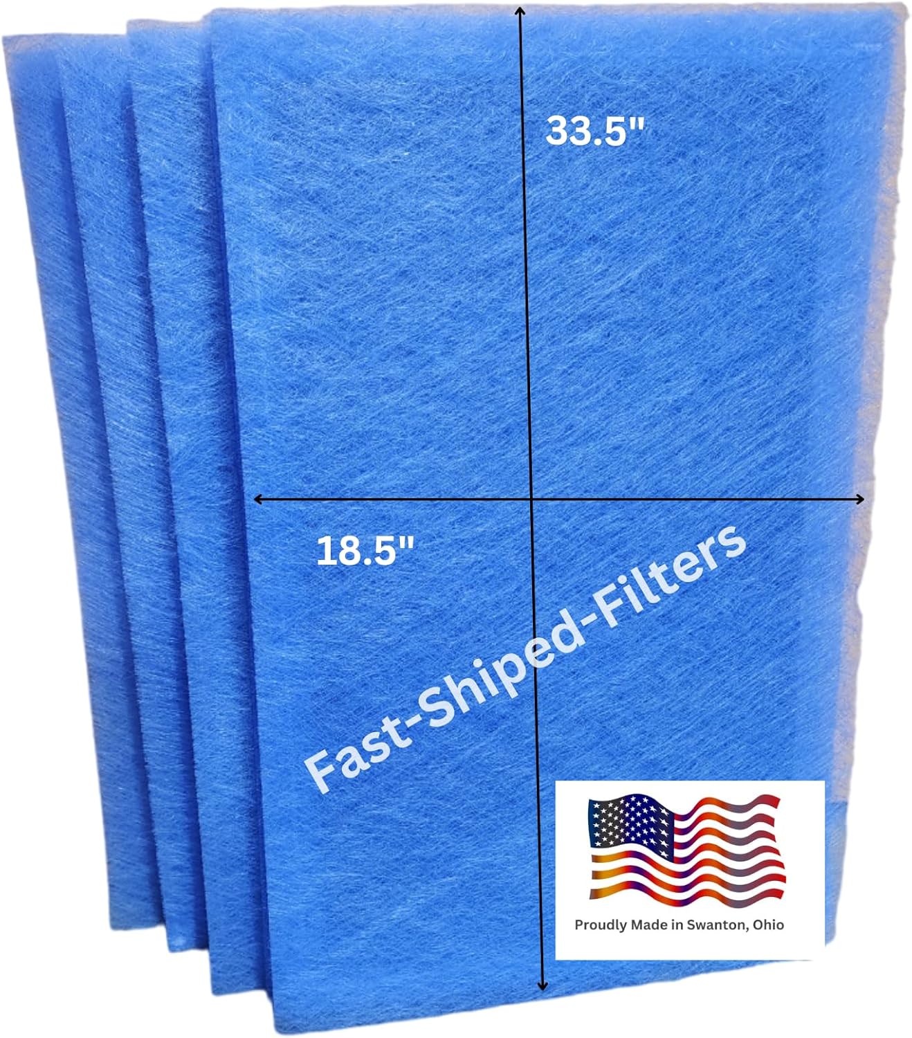 Fast-Shipped-Filters 3 Pack20x36 Designed to Fit with Dynamic electronic air cleaner replacement polarized filter pads refill