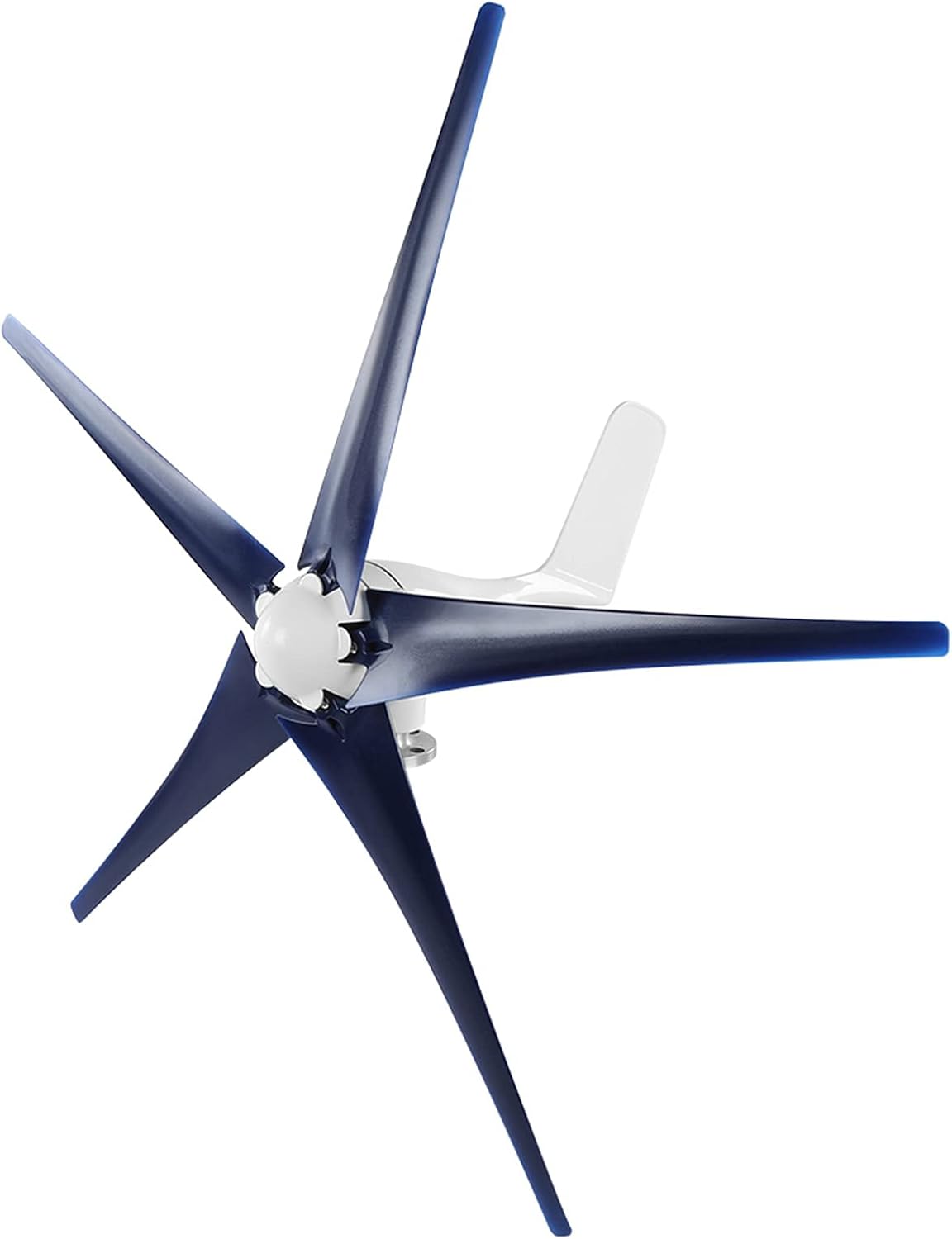 Walfront Windmill Generator 5 Blade Small Wind Turbines Kit Wind Power Generator Industrial Energy Equipment with Controller 800W for Boats Terraces Cabins (12V)