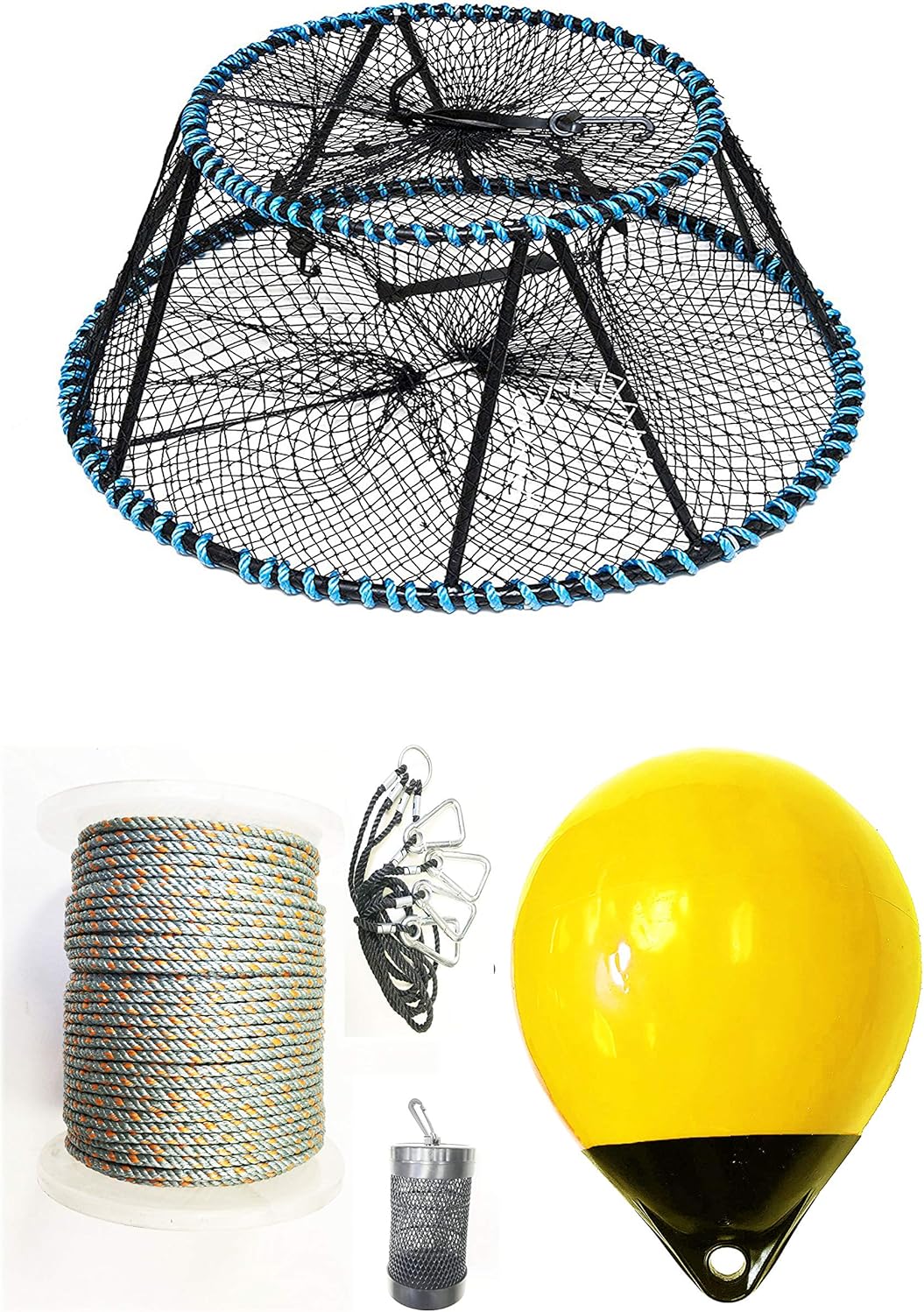 KUFA Sports Vinyl Coated Tower Style Prawn Trap(30