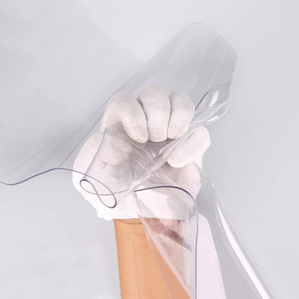 Walk in Cooler Plastic Strip Door Curtain, Transparent PVC Curtain Quarantine Area for Air Conditioner Room, Kitchen Decor Curtain, Easy to Install(195x400cm/76.77x157.48in)