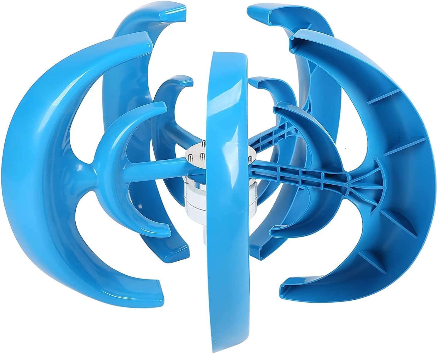 Wind Turbine 10000W 5 Blade Wind Vertical Axis Generator AC Permanent Magnet Generator Wind Turbine Kit with Controller for Wind Solar System