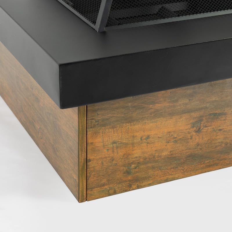 36 inch Iron Fire Pit Table Wood-Burning Stove