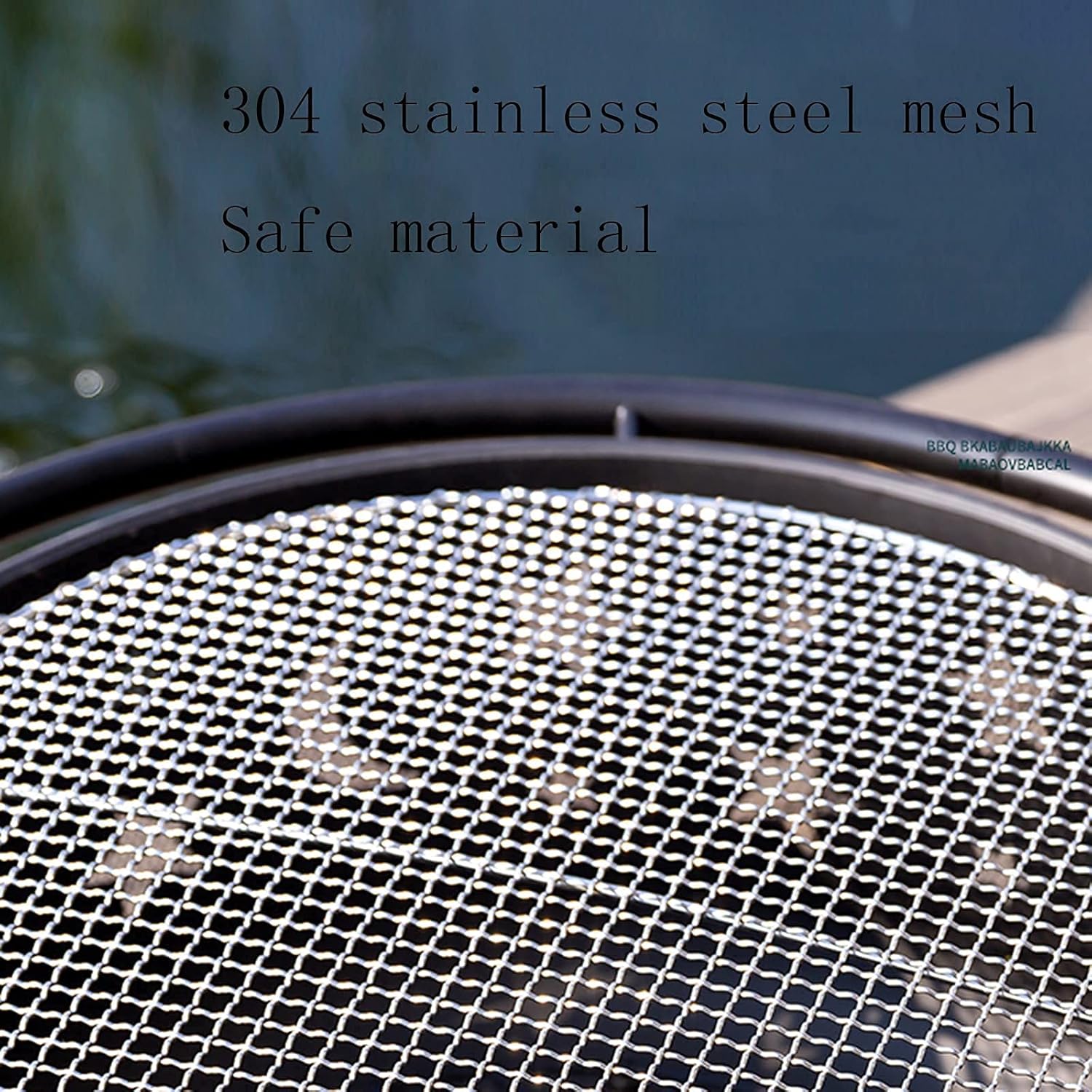 Outdoor Wood Burning Fire Pit Backyard Patio Garden Fireplace Grill Bowl 2 in 1 Fireplace for Bonfire Barbecue in The Wild for Camping/Outdoor Heating/Bonfire and Picnic