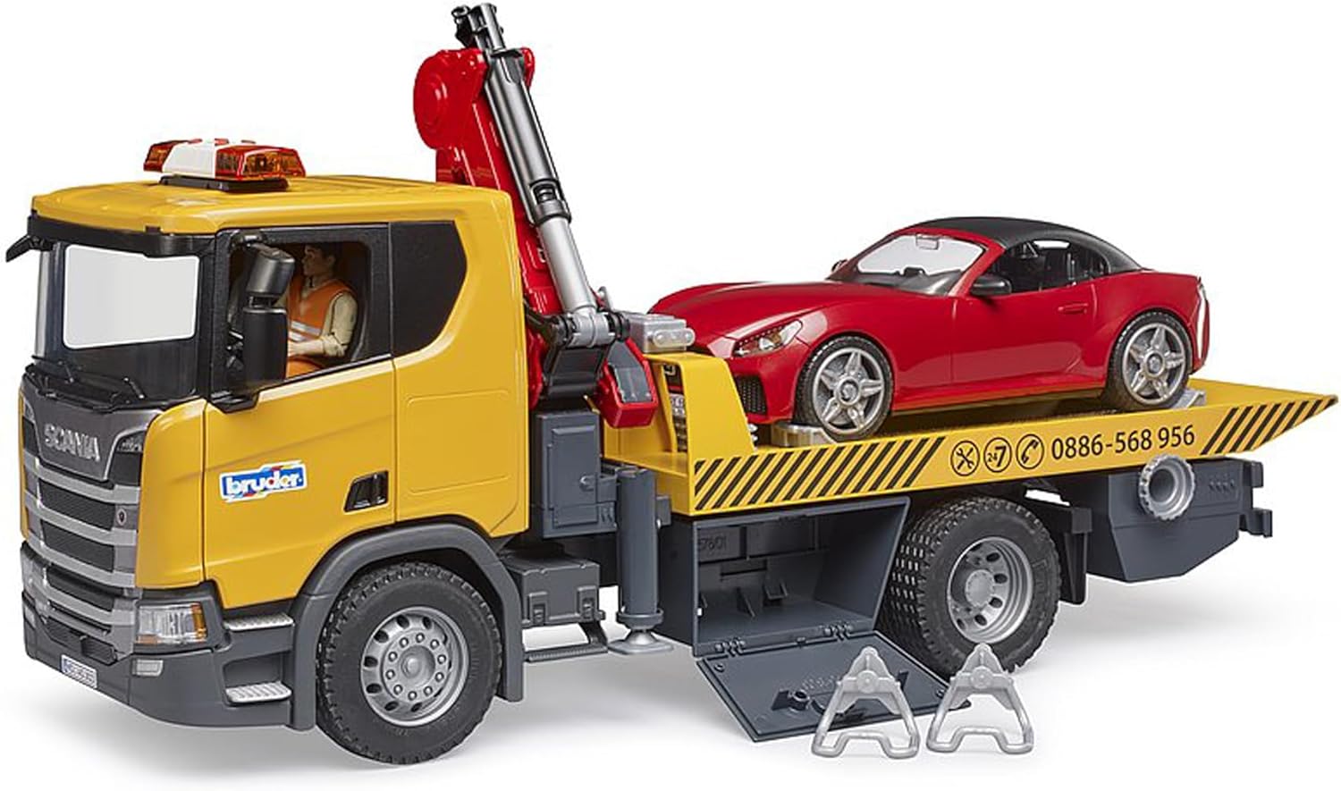 bruder 03552 - Scania Super 560R Tow Truck with Light & Sound Module, Roadster, Vehicles, Tow Truck, Roadster, Tow Truck, Convertible