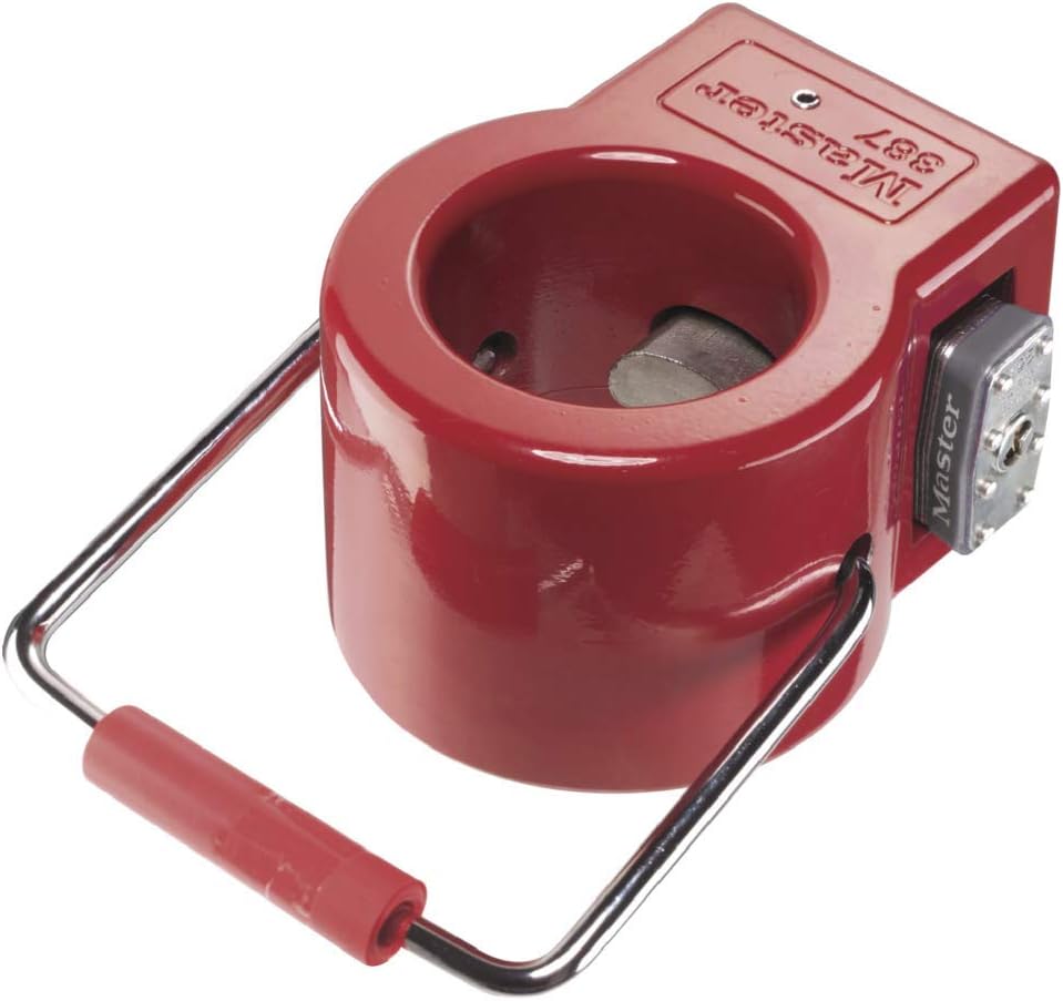 Master Lock Four (4) Keyed Alike King Pin Locks w/ 8 Keys - Toy Hauler/Trailer Locks w/BumpStop Technology - 387NKA-4